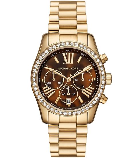 michael kors lexington chronograph watch.